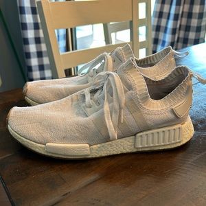 Adidas Boost NMD White w/ Gum Bottom Size 10.5